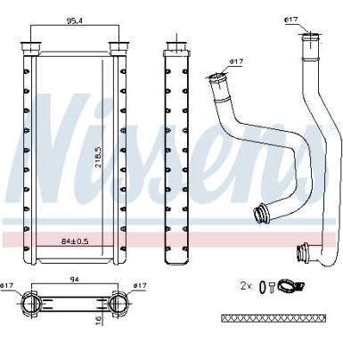 Heizkühler PKW | Mitsubishi Space Star LHD 12 | 707183