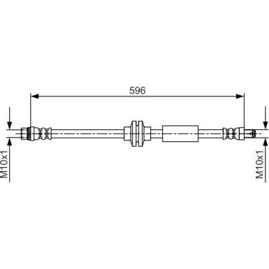 Bremsschlauch | OPEL | 1987481708