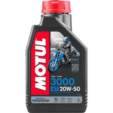 Motul 3000 Road / V-Twin 4T MA2 20W-50 1 Liter | 107318