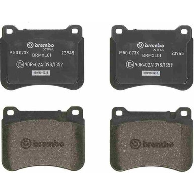 BREMBO Bremsklötze Xtra VA | MERCEDES C-Klasse 00-11 | P 50 073X