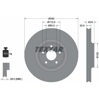 Bremsscheibe | 92160505