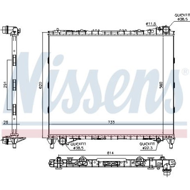 Wasserkühler PKW | Range Rover IV 12 | 64331