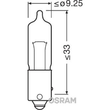 Glühbirne HY21W 12V Osram | 21W BAW9s 12V | 64137L