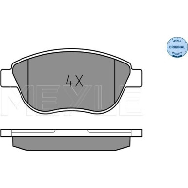 Bremsbelagsatz Fiat P. Stilo/Doblo 1.8/1.9D | 025 237 0819