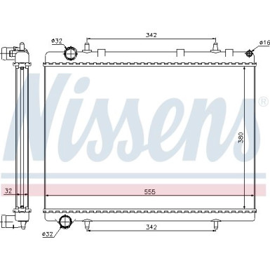 Wasserkühler PKW | CITROEN C4 1.6HDI/2.0i 04 | 63601