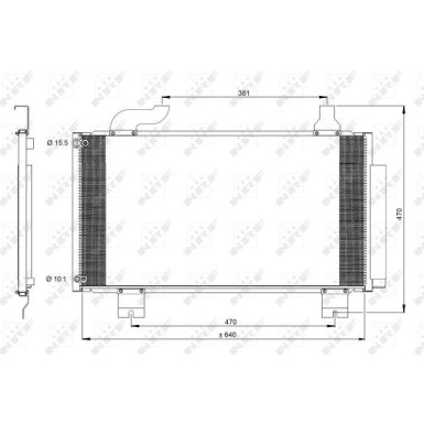 Kondensator, Klimaanlage | 350097