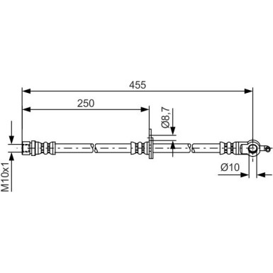 Bremsschlauch | TOYOTA,LEXUS | 1987481389