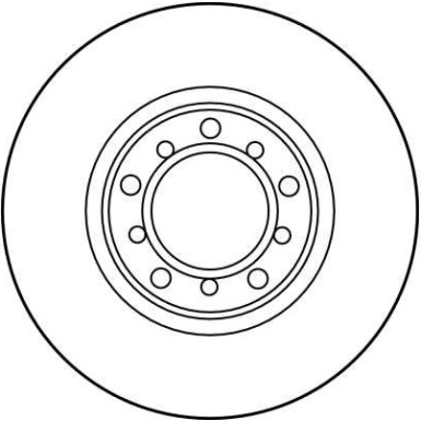 Bremsscheibe Db P. W123 200-300 | DF1573