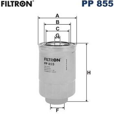 FILTRON Kraftstofffilter | PP 855