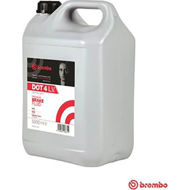 Brembo Bremsflüssigkeit DOT 4 Low Viscosity 5l | L 04 250