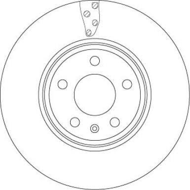 Bremsscheibe Vw S. A4/A5 07 | DF4866S