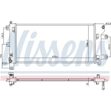 Wasserkühler PKW | Nissan Leaf US 10 | 68773