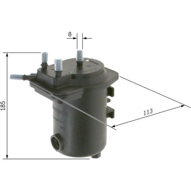 Kraftstofffilter | RENAULT Megane | 0 450 907 012