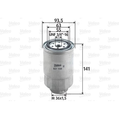 VALEO Kraftstofffilter | 587709