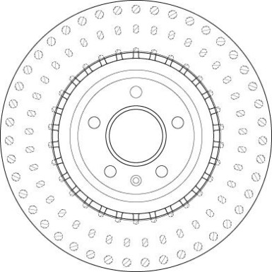 Bremsscheibe Vw S. A4/A5 07-/Q5/A6 09 | DF6149S