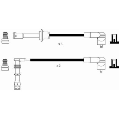 RC-AR917 NGK | Zündkabelsatz | ALFA Spider 95-05 | 7312