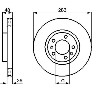 Bremsscheibe VA | CITROEN,PEUGEOT | 0 986 478 125