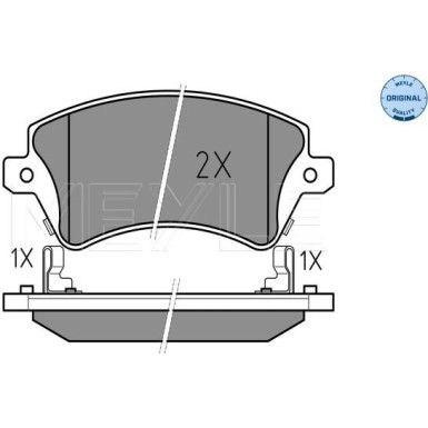 Bremsbelagsatz Toyota P. Corolla 00-07 Mit Sensor | 025 237 6617/W