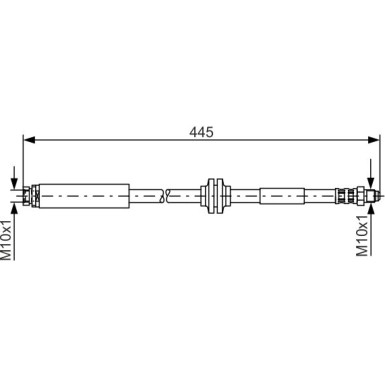 Bremsschlauch HA | FORD Focus,C-Max 03 | 1987476180