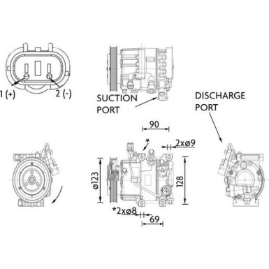 MAHLE Kompressor, Klimaanlage | ACP 1465 000P