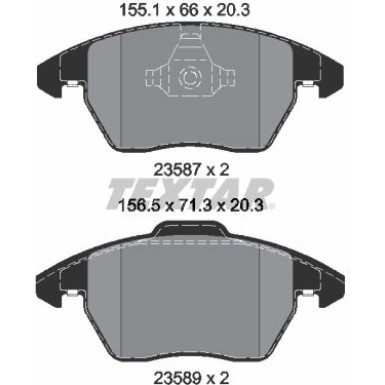 Bremsbelagsatz Vw P.Golf/Jetta/Load Up 05 | 2358704