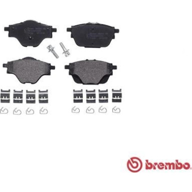 BREMBO Bremsklötze HA | CITROEN C4, PEGEOUT 308 13 | P 61 124