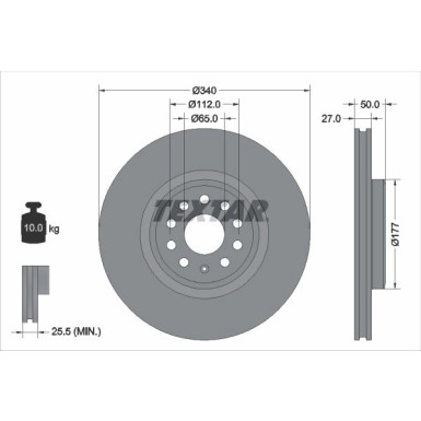 Bremsscheibe | 92337405