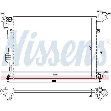 Wasserkühler PKW | KIA CARENS 1.6 GDI 13 | 66761