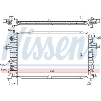 Wasserkühler PKW | Opel Zafira B 05 | 630768