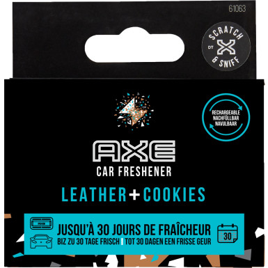 Axe Lufterfrischer 2 PK Ref.Stick, Leath & Cookies | E303722000