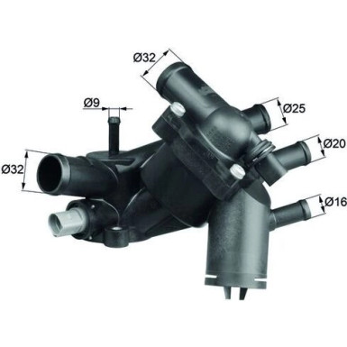 Kennfeldthermostat | AUDI A2/VW Lupo 98-05 | TM 5 109