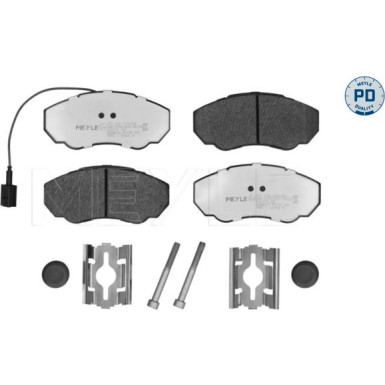 Bremsbelagsatz Fiat P. Ducato 02- 10/14 Mit Sensor | 025 239 1719/PD