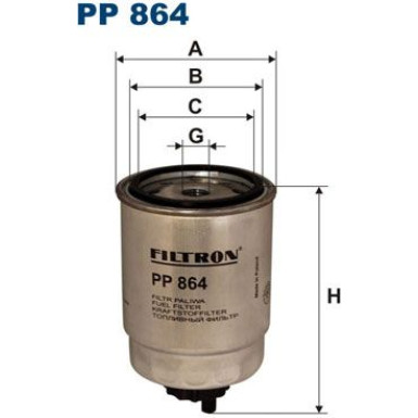 FILTRON Kraftstofffilter | PP 864