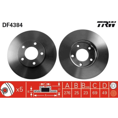 Bremsscheibe Mazda S. 3 | DF4384