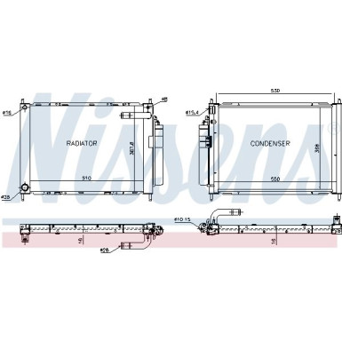 Wasserkühler PKW | Nissan Micra 03 | 68747