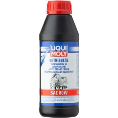 Liqui Moly Getriebeöl (GL4) SAE 80W 500 ml | 1401 | 500ml Dose Kunststoff