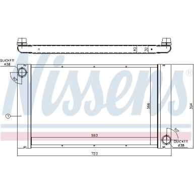 Wasserkühler PKW | BMW 5(E60,E61) 535d 04- Schaltgetr | 60765