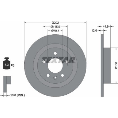 Bremsscheibe Opel T. Astra 09- Ko A 16 Zoll | 92205703