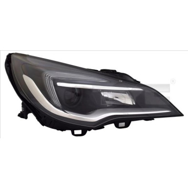 Scheinwerfer L H7/H1/LED +TGFL +MOT CHROM | OPEL ASTRA K 6,15 | 20-15446-05-2