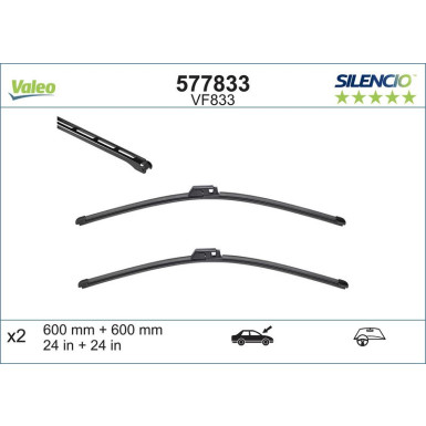 VM833 VALEO Silencio X.TRM Wischer | 577833