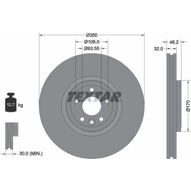 Bremsscheibe | 92308105