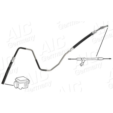 Hydraulikschlauch,Lenkung | AUDI,VW | 54955