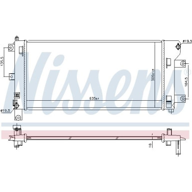 Wasserkühler PKW | Nissan Leaf Aut. 10 | 68765