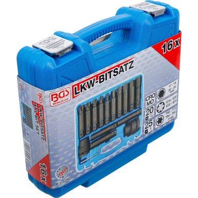 BGS Lkw-Bit-Satz | 20 mm (3/4"""") + 25 mm (1"""") | 16-tlg | 5246