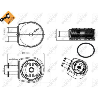 Ölkühler, Motor“L | 31310