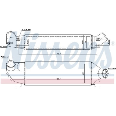 Ladeluftkühler PKW | FORD TRANSIT VII 00 | 96733