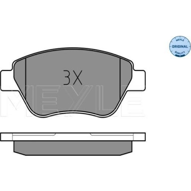 Bremsbelagsatz Opel P. Adam/Corsa 06- Mit Sensor | 025 239 8217/W