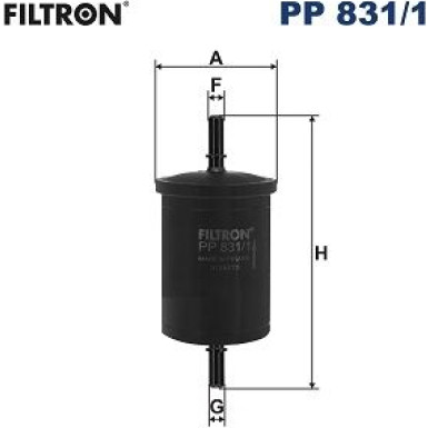 FILTRON Kraftstofffilter | PP 831/1