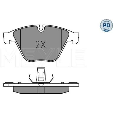 Bremsbelagsatz Bmw P. F10 10- 525-535 | 025 246 8820/PD