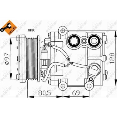 Kompressor, Klimaanlage | 32401